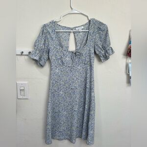 blue floral sundress